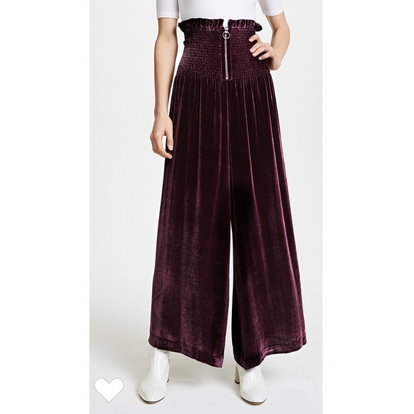 rebecca taylor velvet pants